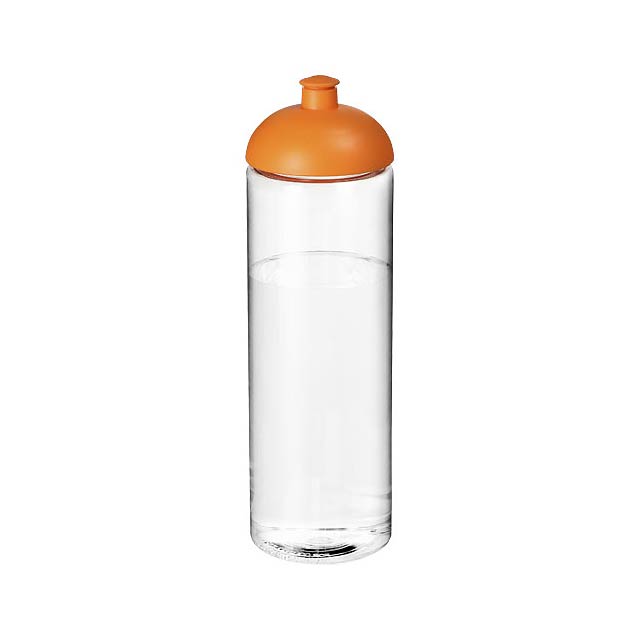 H2O Vibe 850 ml sportovní lahev s kupolovitým víčkem - transparentní