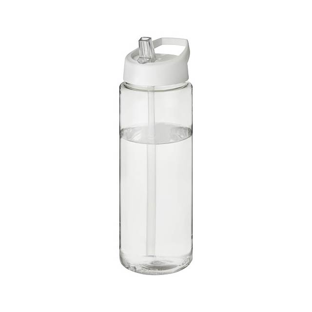 H2O Vibe 850 ml sportovní lahev s víčkem s hubičkou - transparentní