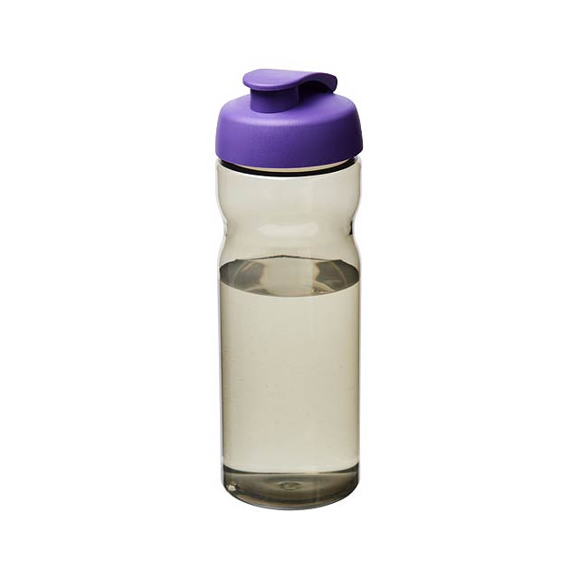 H2O Active® Eco Base 650 ml Sportflasche mit Klappdeckel - schwarz