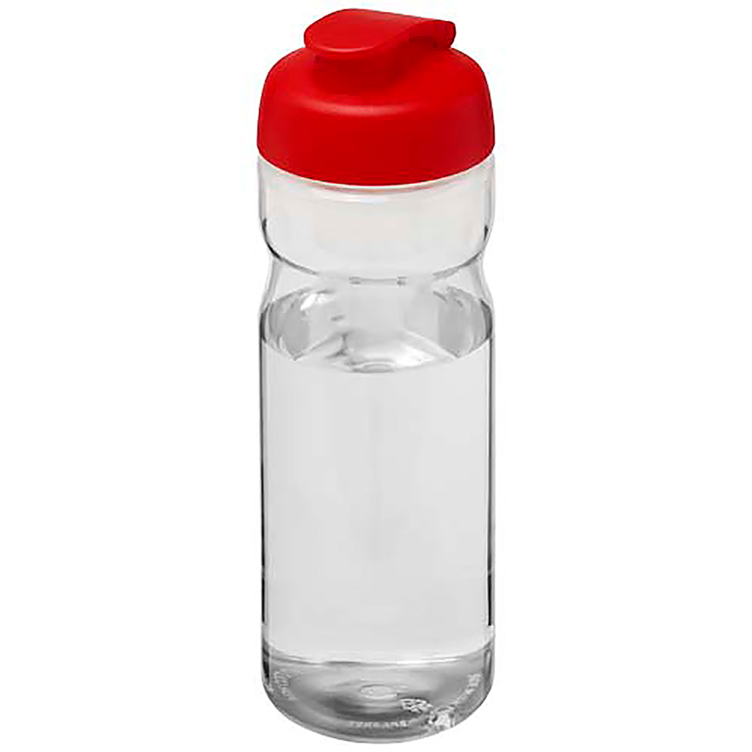 H2O Active® Eco Base 650 ml Sportflasche mit Klappdeckel - Rot