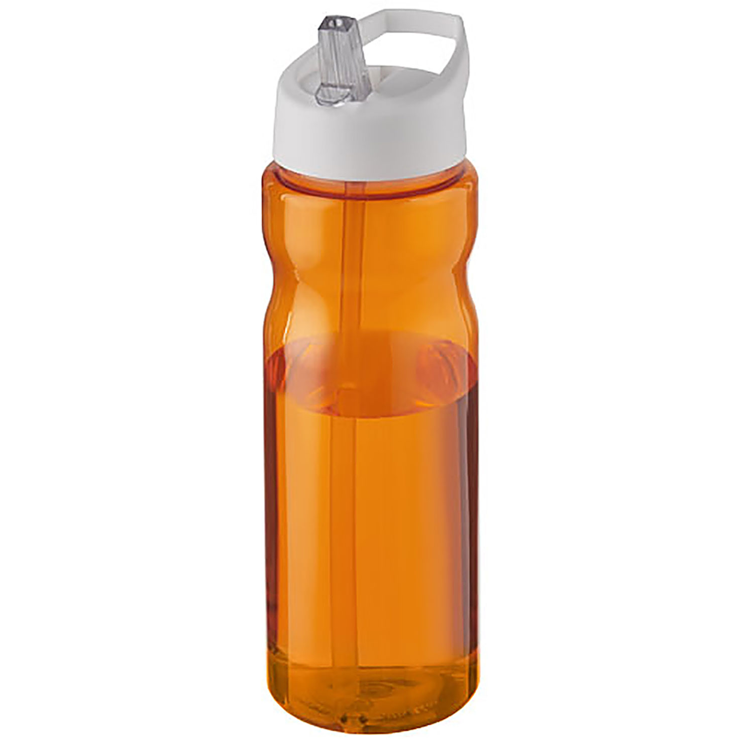 Sportovní láhev s víčkem s hubičkou H2O Eco 650 ml - oranžová