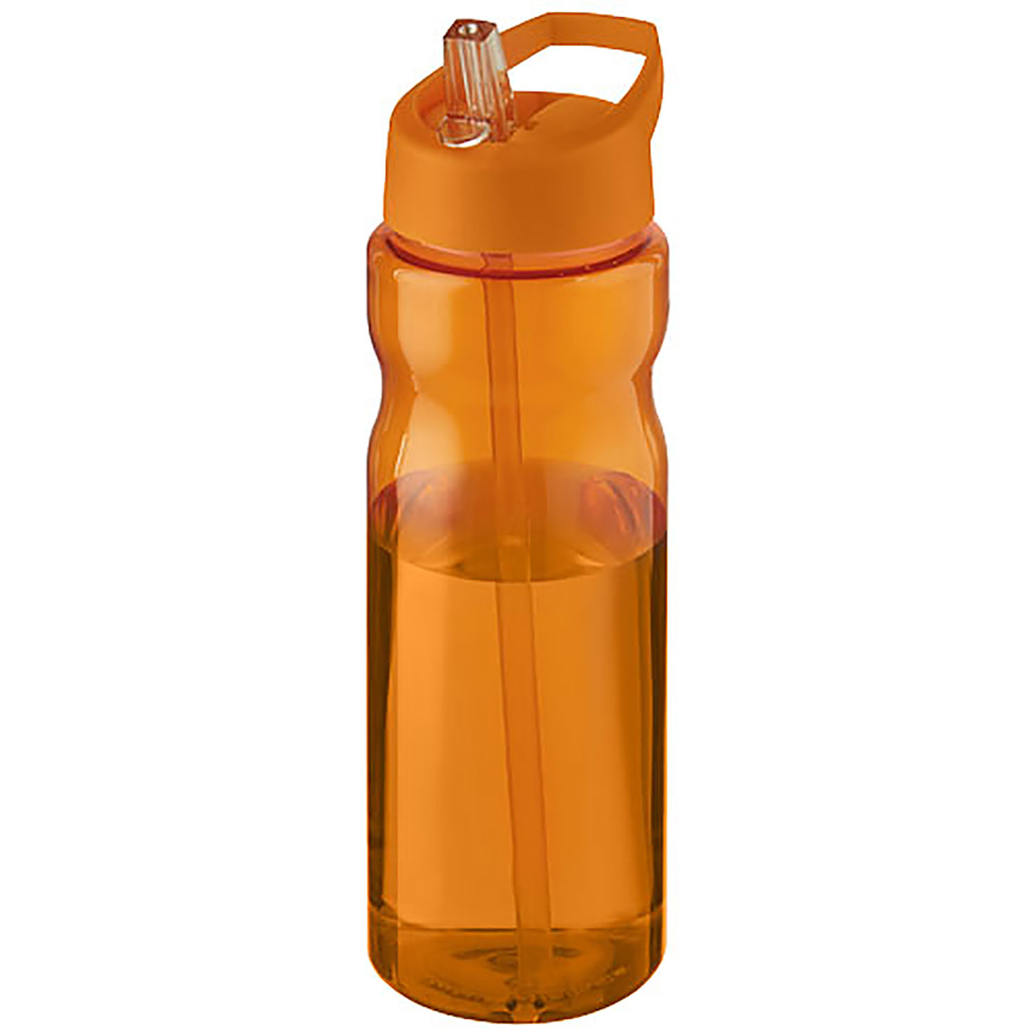 H2O Active® Eco Base 650 ml spout lid sport bottle - orange