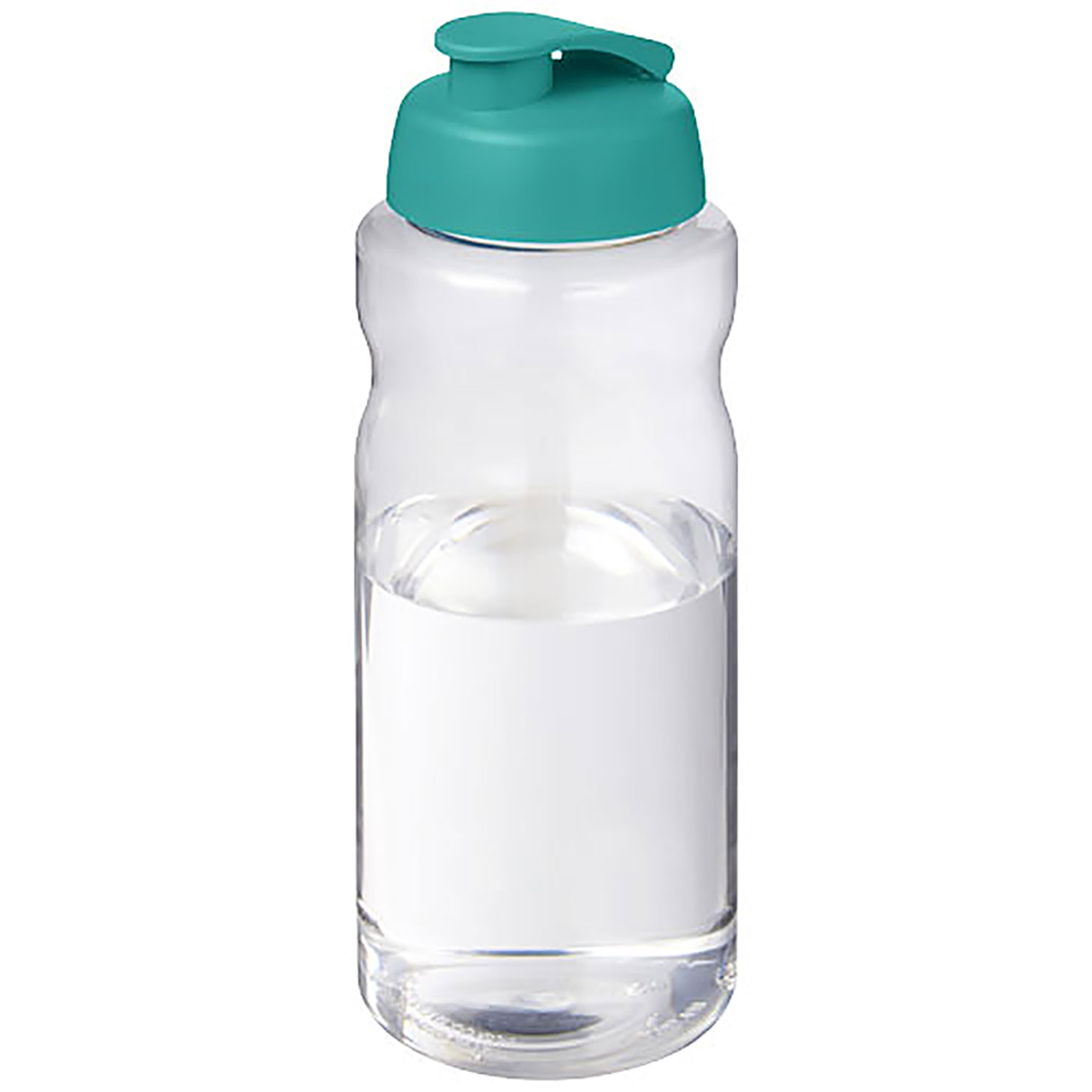 H2O Active® Big Base 1L Sportflasche mit Klappdeckel  - Türkis