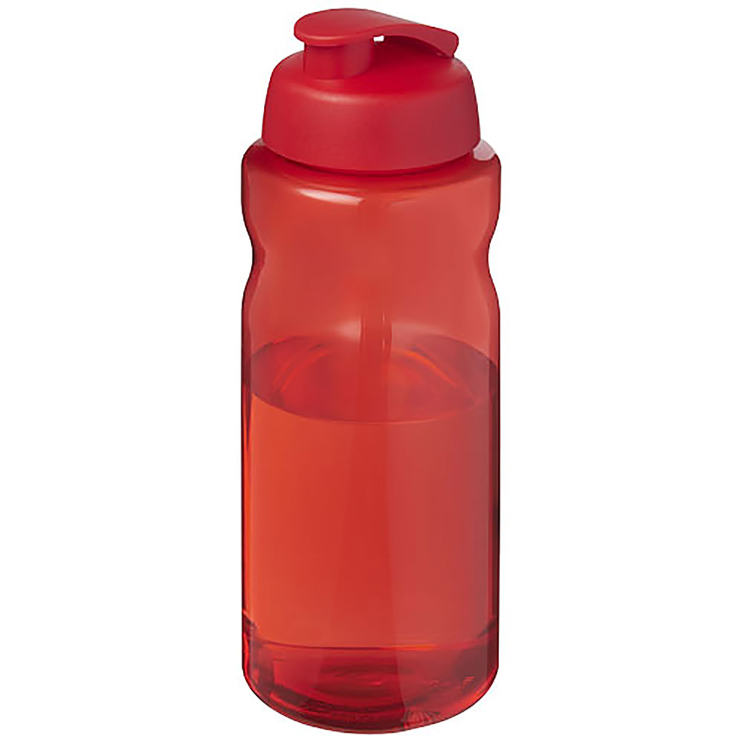 H2O Active® Eco Big Base 1L Sportflasche mit Klappdeckel  - Rot