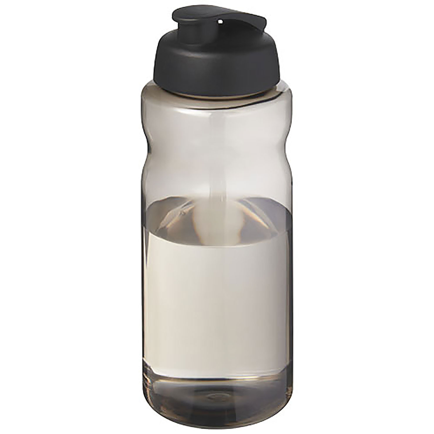 H2O Active® Eco Big Base 1L Sportflasche mit Klappdeckel  - schwarz