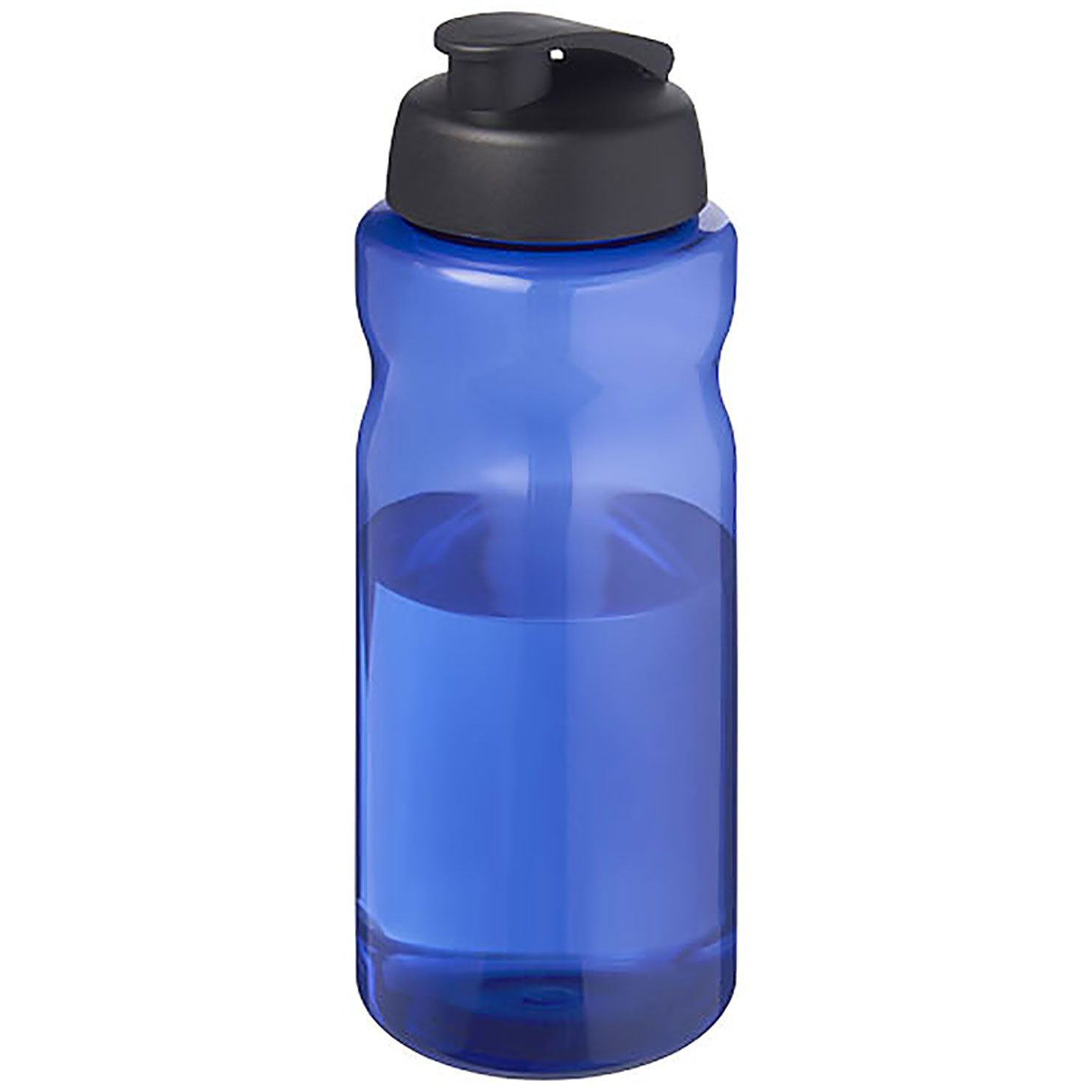 H2O Active® Eco Big Base 1 litre flip lid sport bottle - black