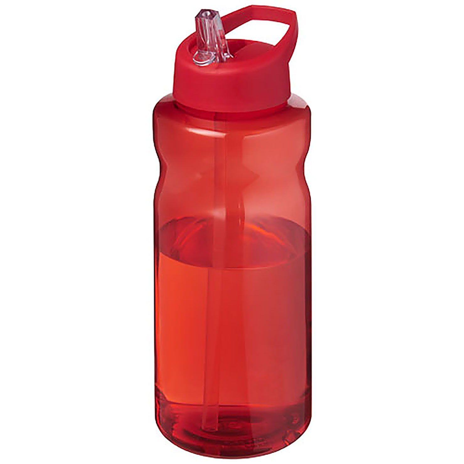 H2O Active® Eco Big Base 1L Sportflasche mit Ausgussdeckel  - Rot