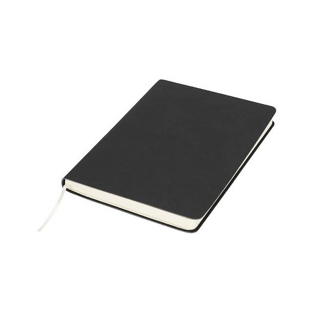 Zápisník Liberty z příjemně měkkého materiálu - čierna