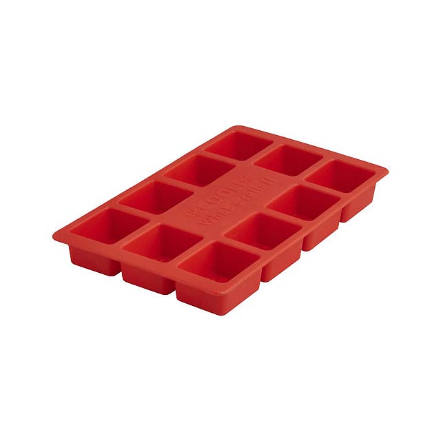 Chill customisable ice cube tray - transparent red