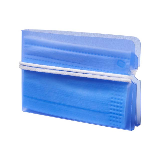 Madden skládací kapsička na roušky - transparentní modrá