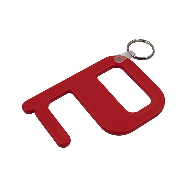 Hygienický klíč plus - transparentní červená