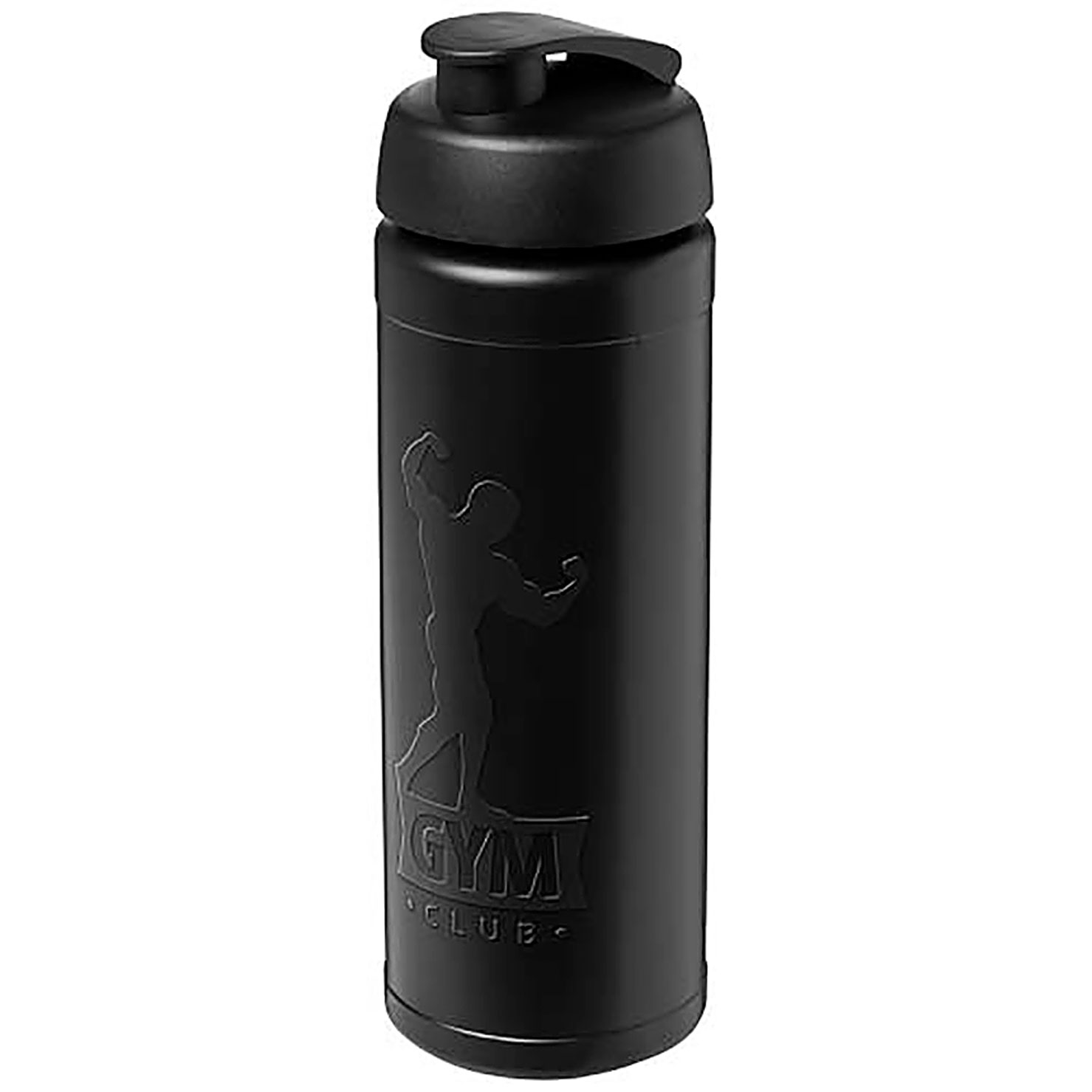 Baseline Rise 750 ml sport bottle with flip lid - black