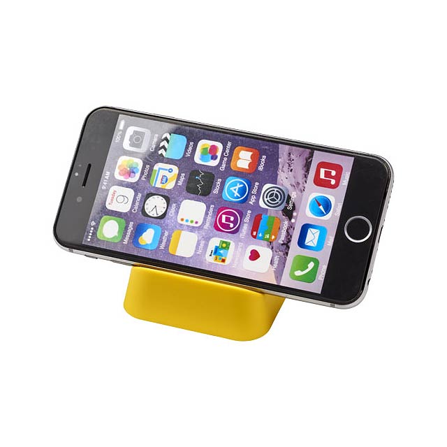 Crib phone stand - yellow
