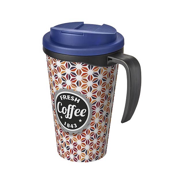 Brite-Americano® Grande 350 ml mug with spill-proof lid - blue