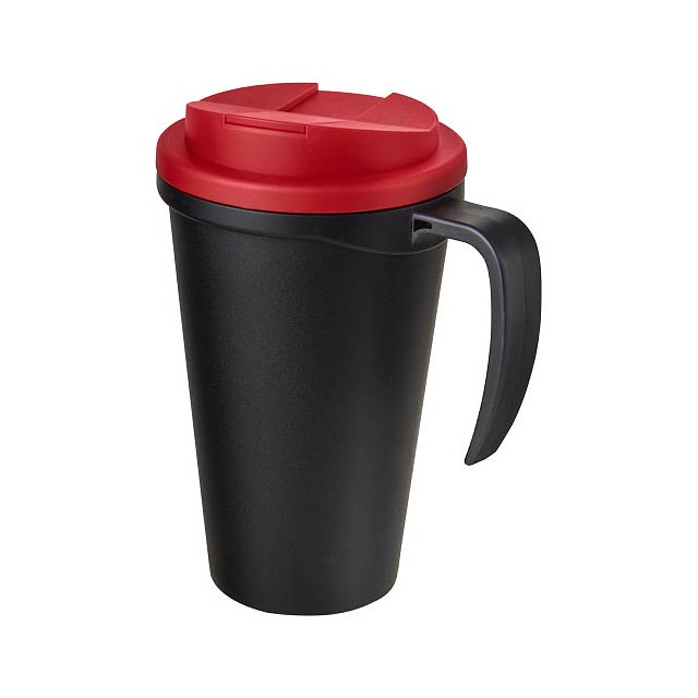 Americano® Grande 350 ml mug with spill-proof lid - red