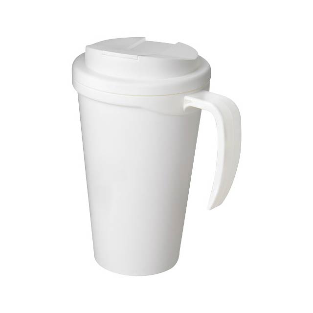 Americano® Grande 350 ml mug with spill-proof lid - white