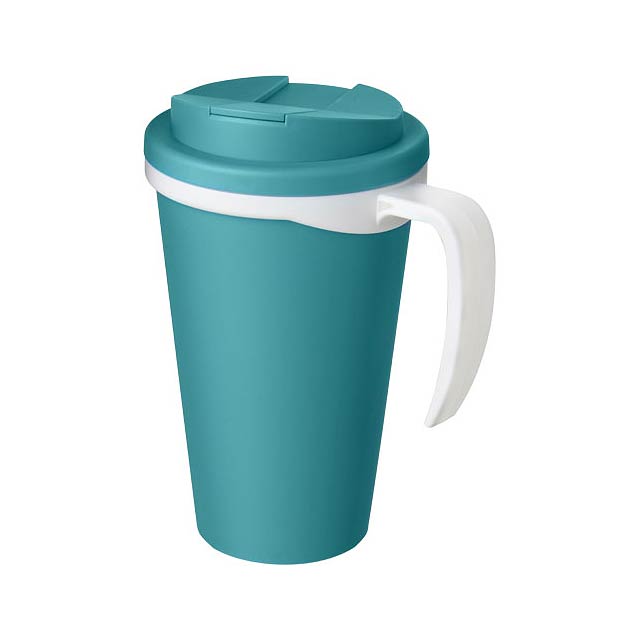Americano® Grande 350 ml mug with spill-proof lid - turquoise