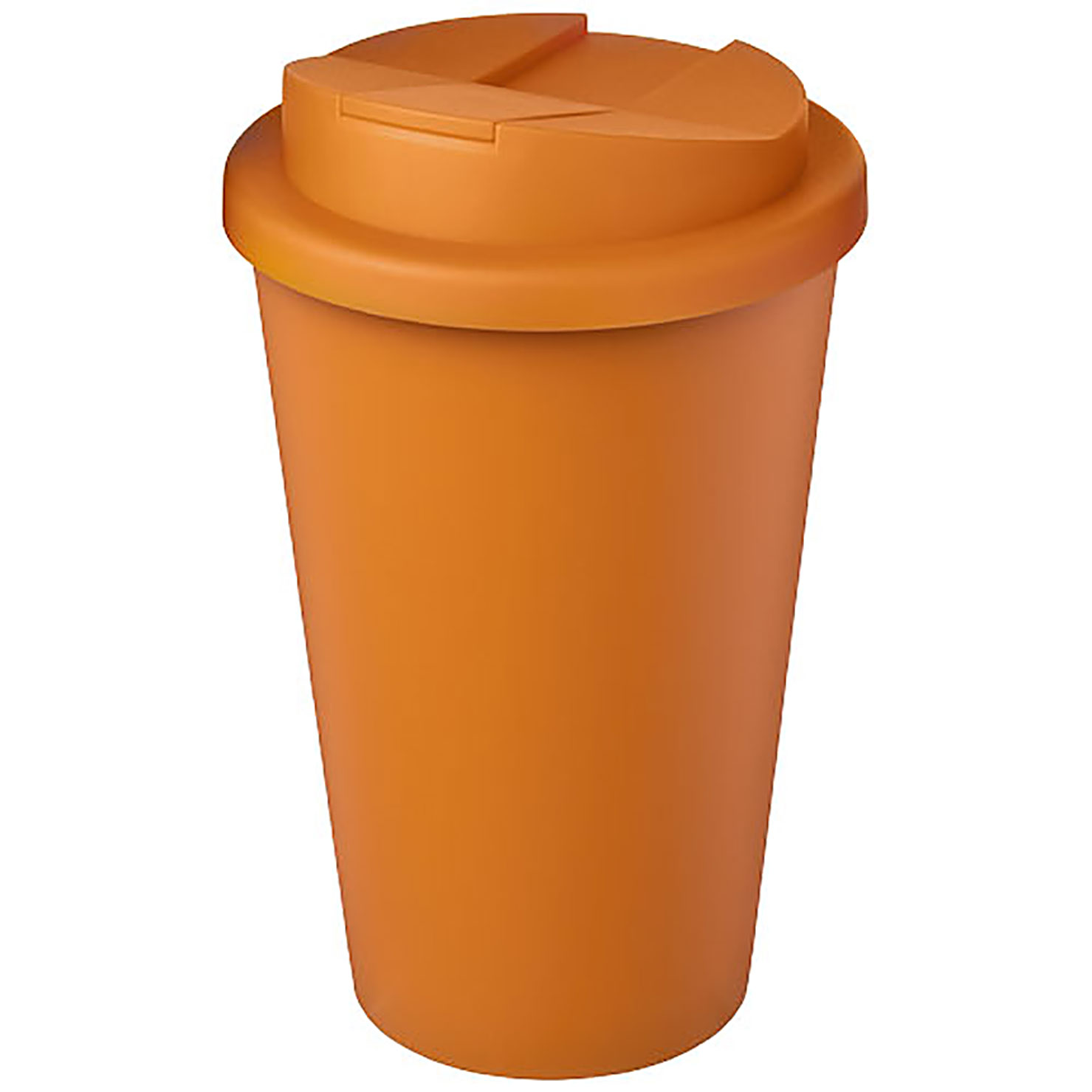 Americano® Eco 350 ml recycelter Becher mit auslaufsicherem Deckel - Orange