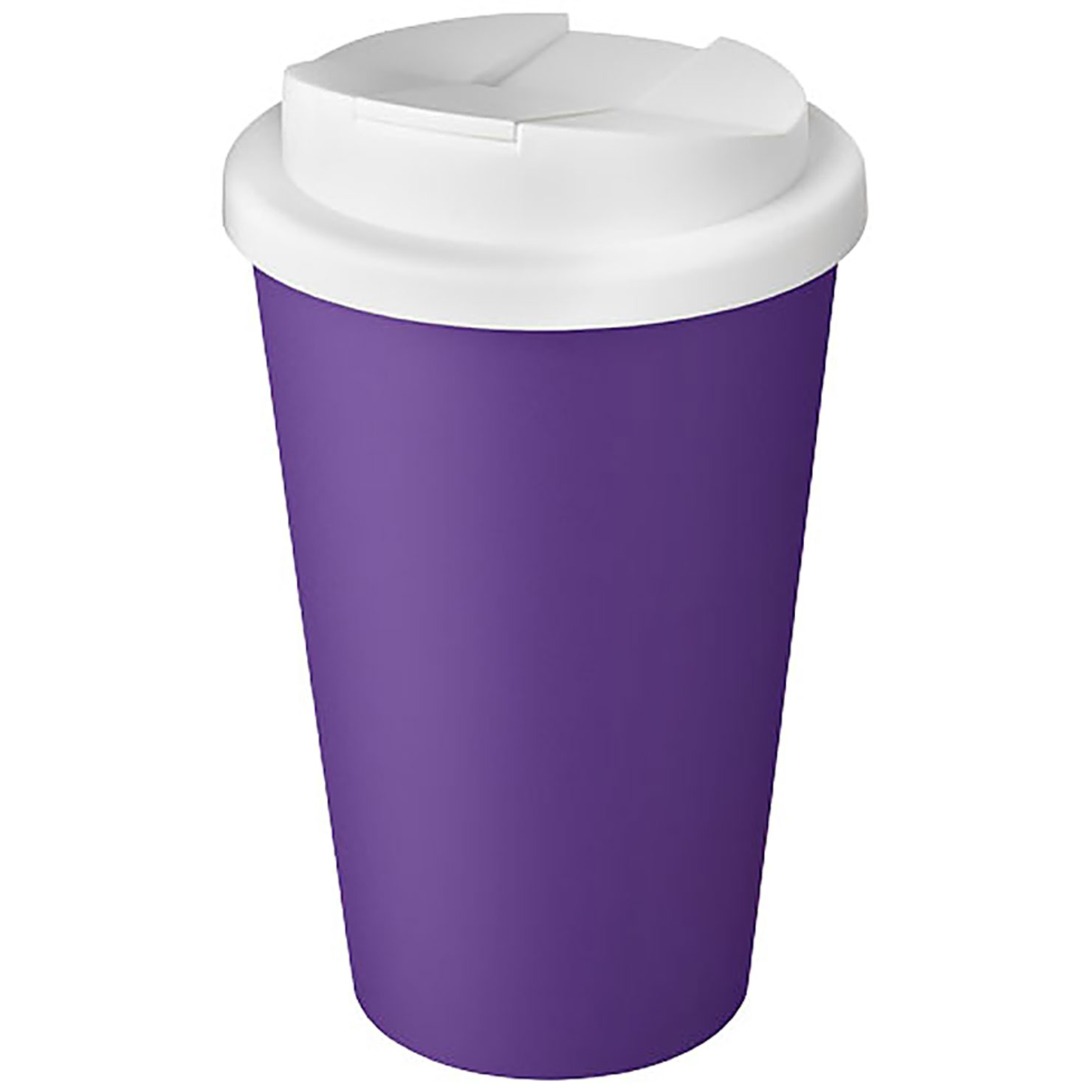 Americano® Eco 350 ml recycled tumbler with spill-proof lid - violet