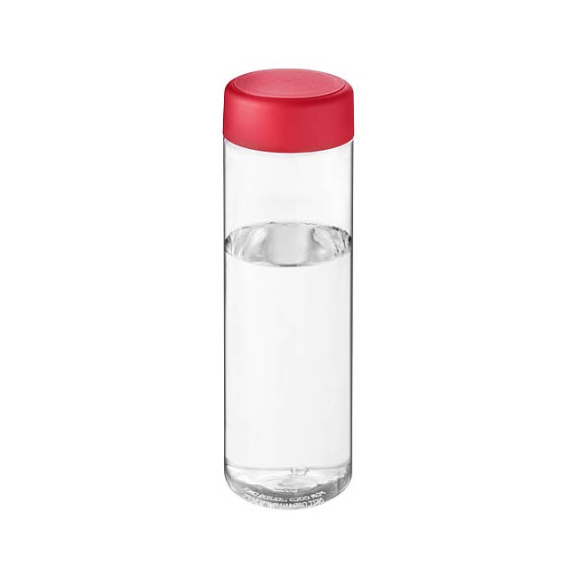 H2O Active® Vibe 850 ml screw cap water bottle - transparent red