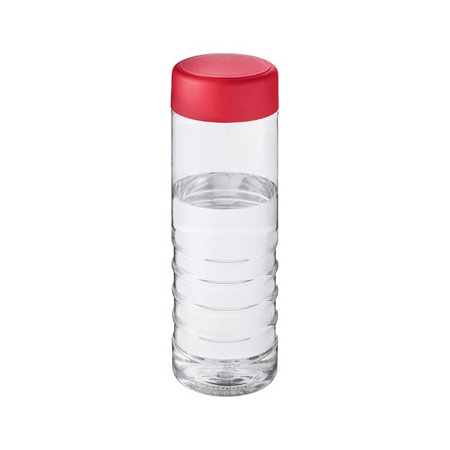 H2O Active® Treble 750 ml screw cap water bottle - transparentní červená
