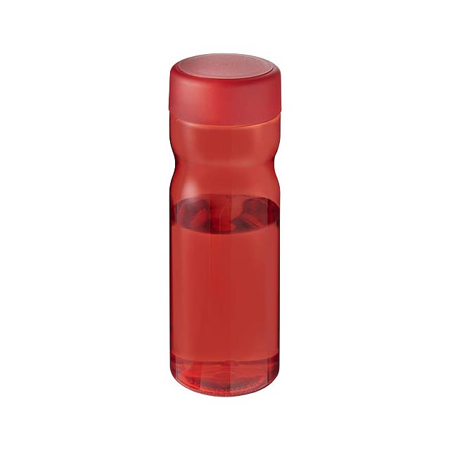 Sportovní lahev H2O Active® Base Tritan™ o objemu 650 ml se šroubovacím uzávěrem - transparentná červená