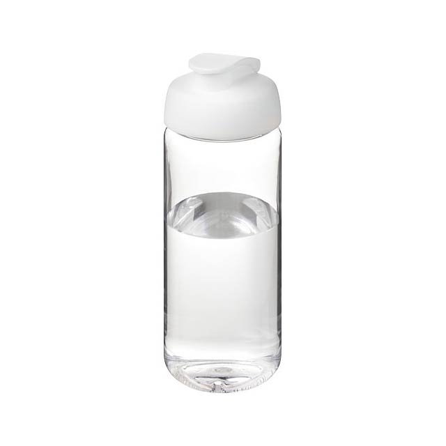 Sportovní lahev H2O Active® Octave Tritan™ o objemu 600 ml s odklápěcím víčkem - biela