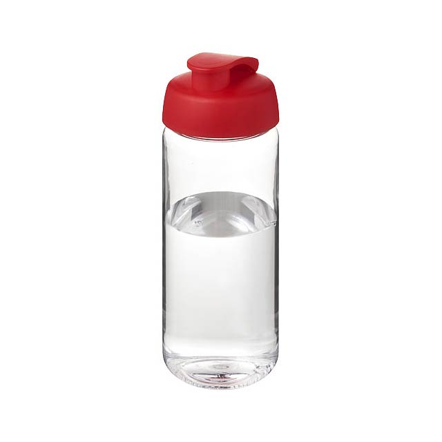 H2O Active® Octave Tritan™ 600-ml-Sportflasche mit Klappdeckel - Transparente Rot