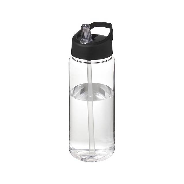 H2O Active® Octave Tritan™ 600 ml Sportflasche mit Ausgussdeckel - schwarz