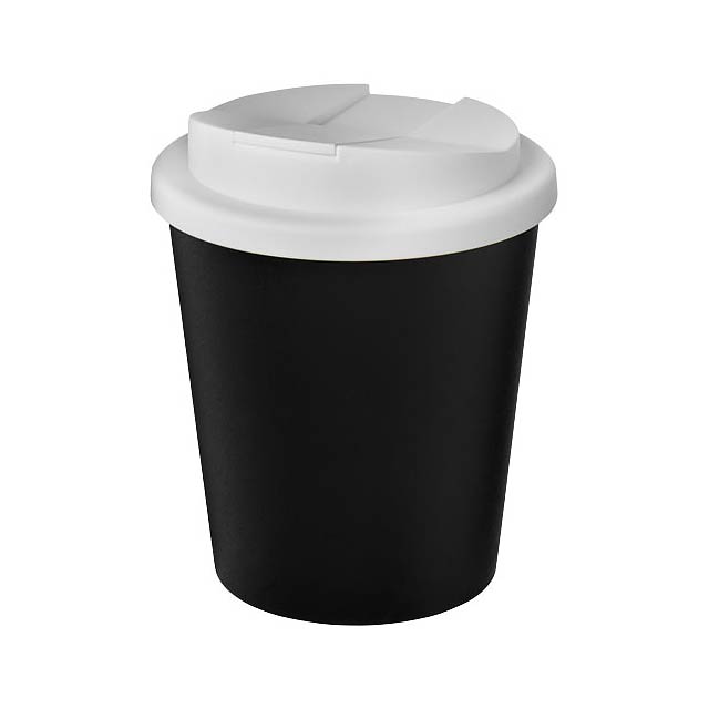Americano® Espresso Eco 250 ml recycled tumbler with spill-proof lid  - black