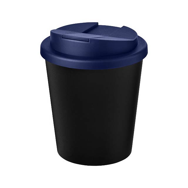 Americano® Espresso Eco 250 ml recycelter Isolierbecher mit auslaufsicherem Deckel  - blau