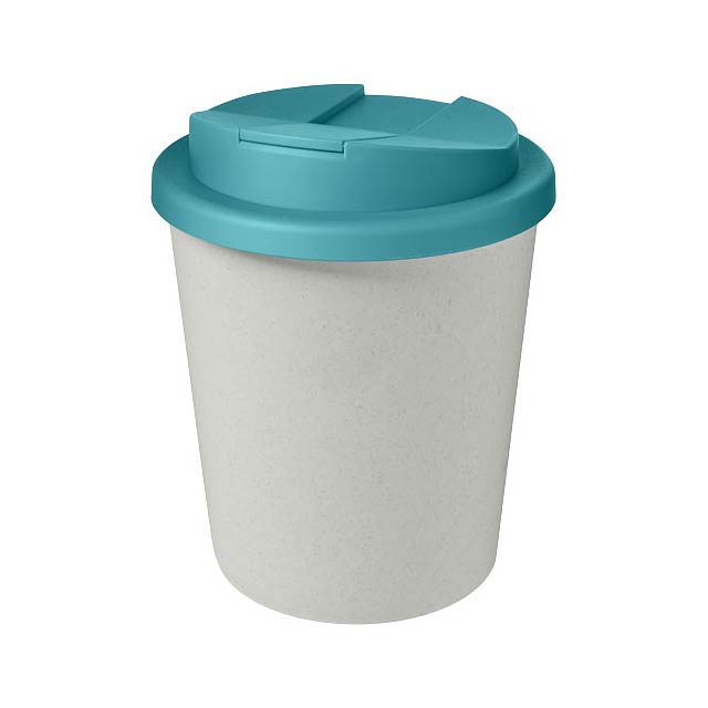 Americano® Espresso Eco 250 ml recycled tumbler with spill-proof lid  - baby blue