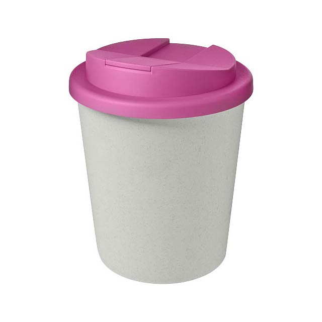 Americano® Espresso Eco 250 ml recycled tumbler with spill-proof lid  - fuchsia