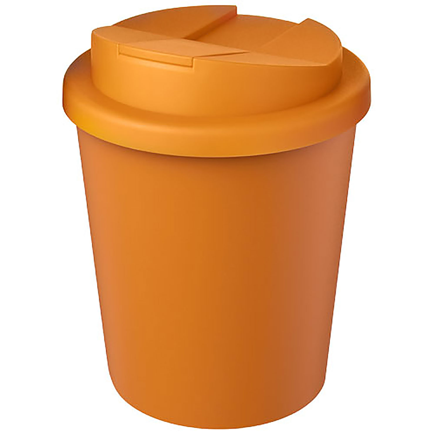 Americano® Espresso Eco 250 ml recycelter Isolierbecher mit auslaufsicherem Deckel  - Orange