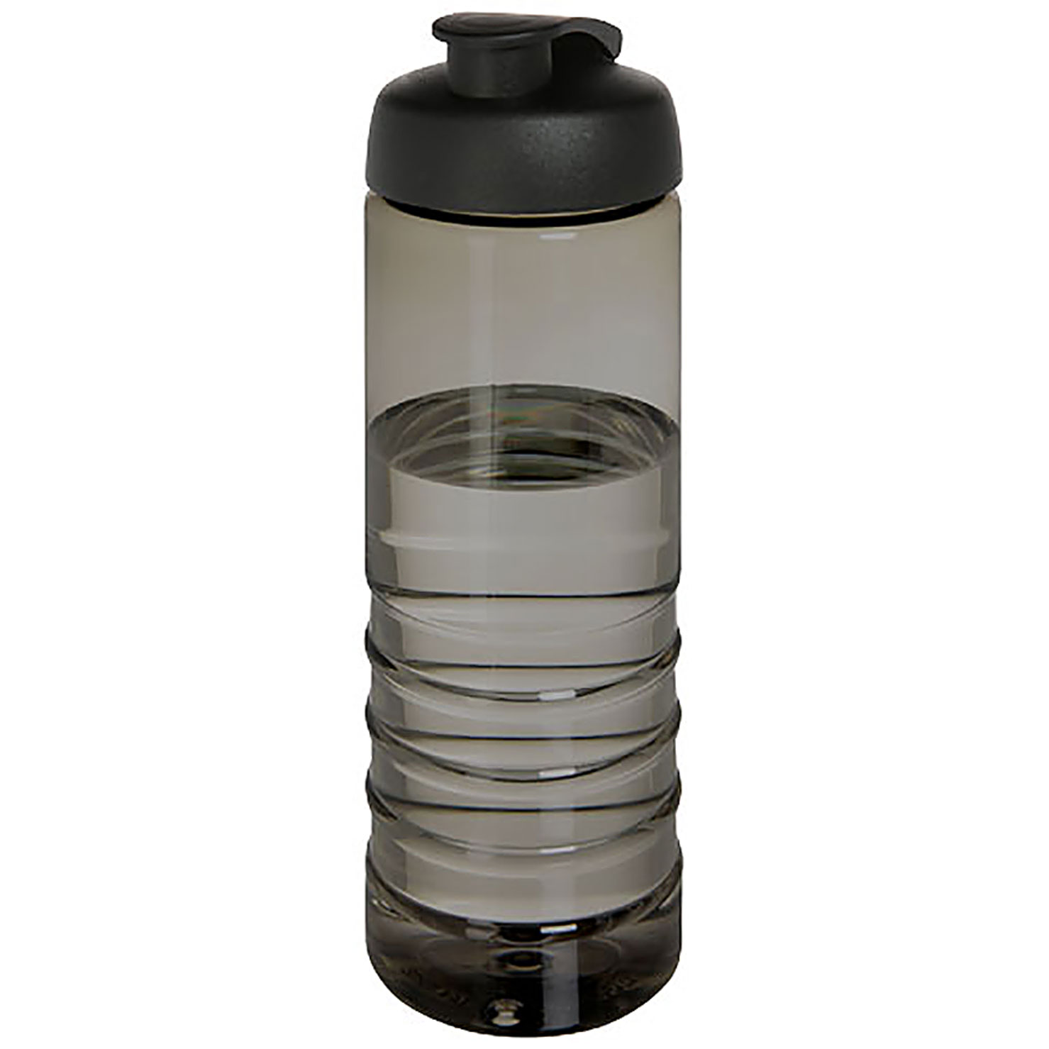 H2O Active® Eco Treble 750 ml Sportflasche mit Stülpdeckel - schwarz