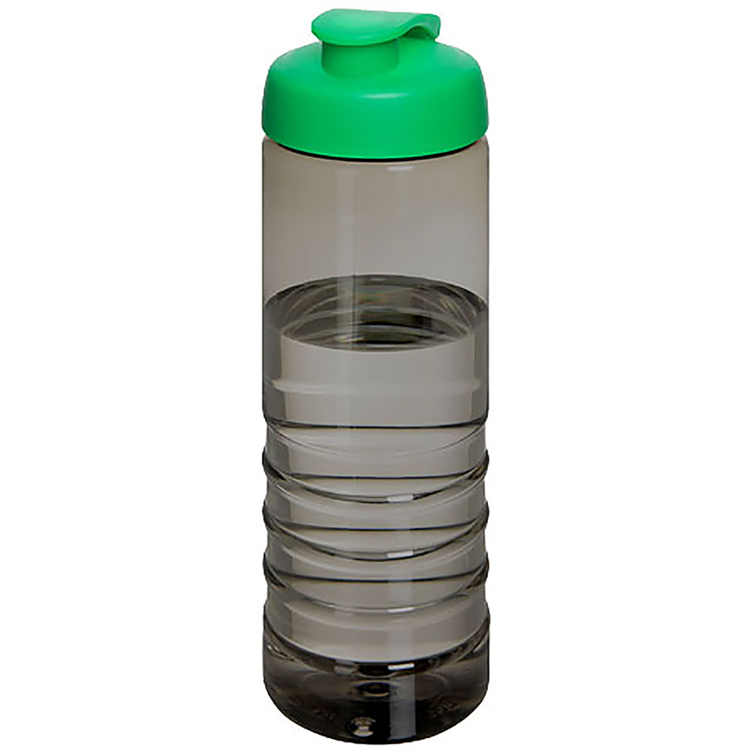 Sportovní lahev s odklápěcím víčkem H2O Active® Eco Treble o objemu 750 ml - zelená