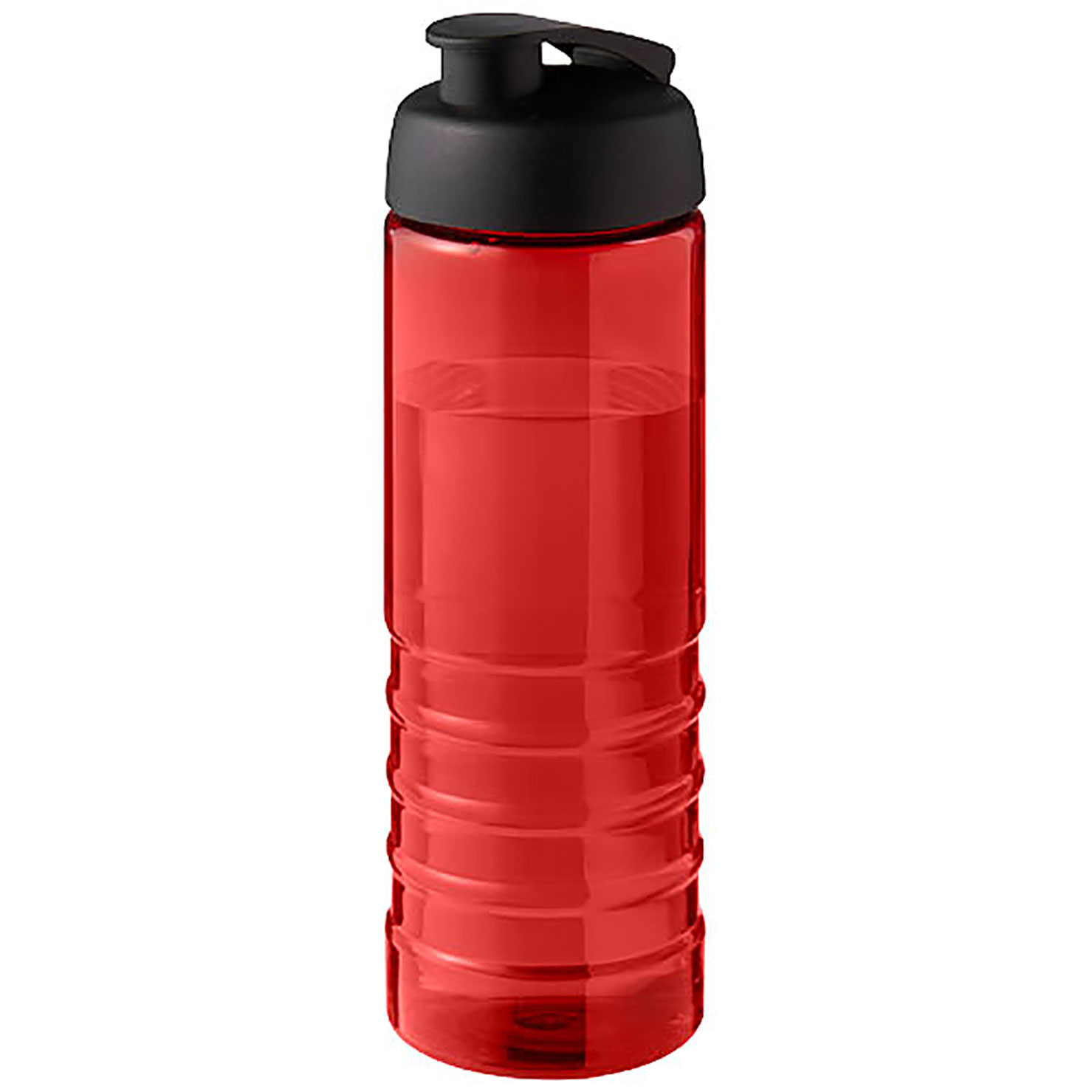 H2O Active® Eco Treble 750 ml flip lid sport bottle - red