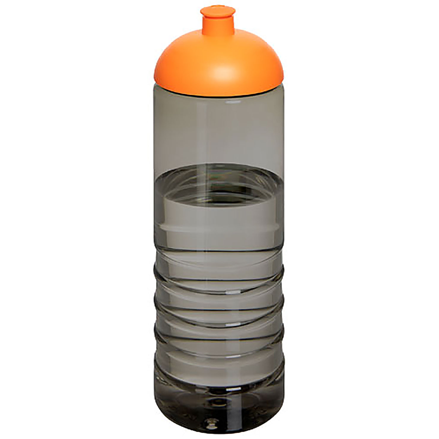 Sportovní lahev s kupolovitým víčkem H2O Active® Eco Treble o objemu 750 ml  - oranžová