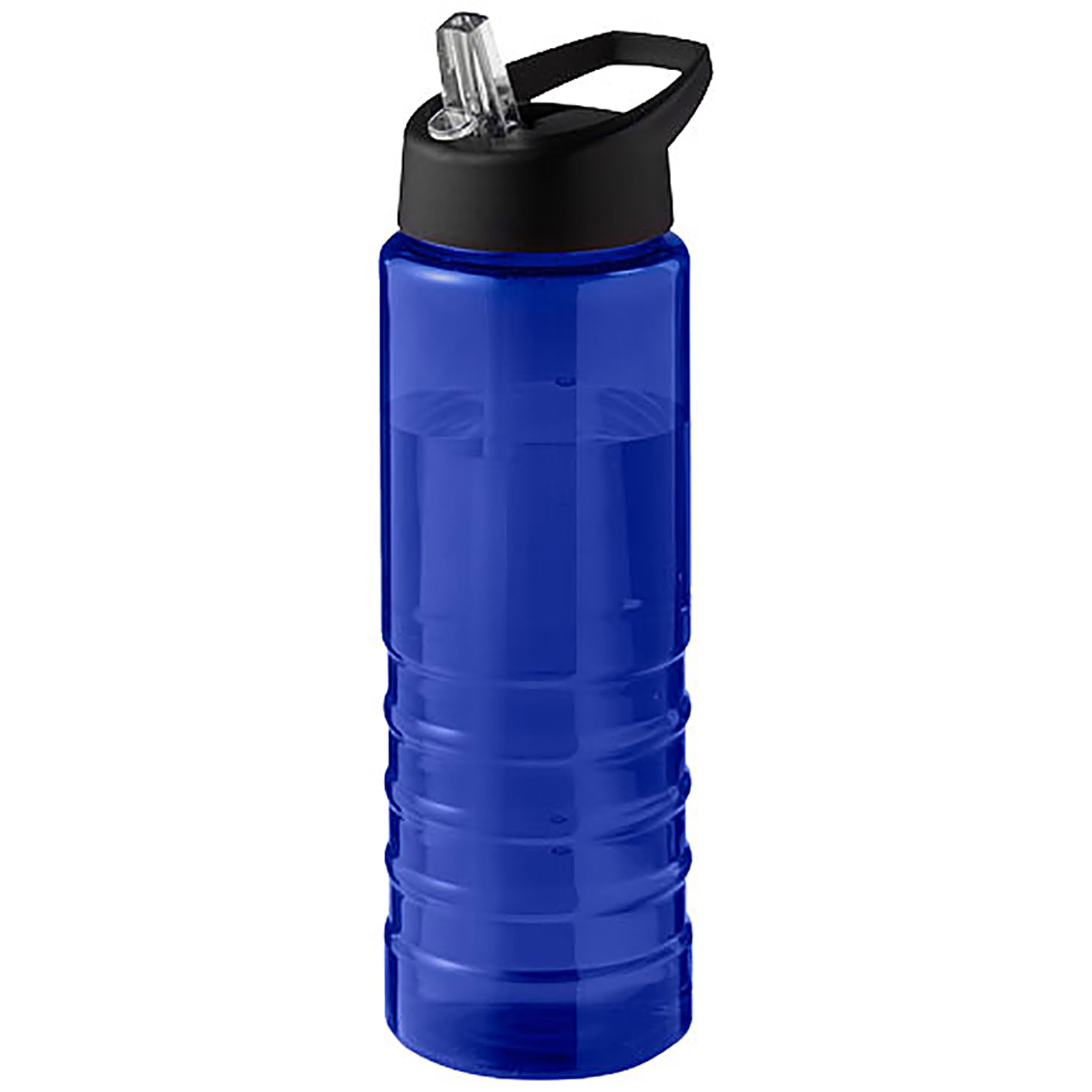 H2O Active® Eco Treble 750 ml Sportflasche mit Stülpdeckel  - schwarz