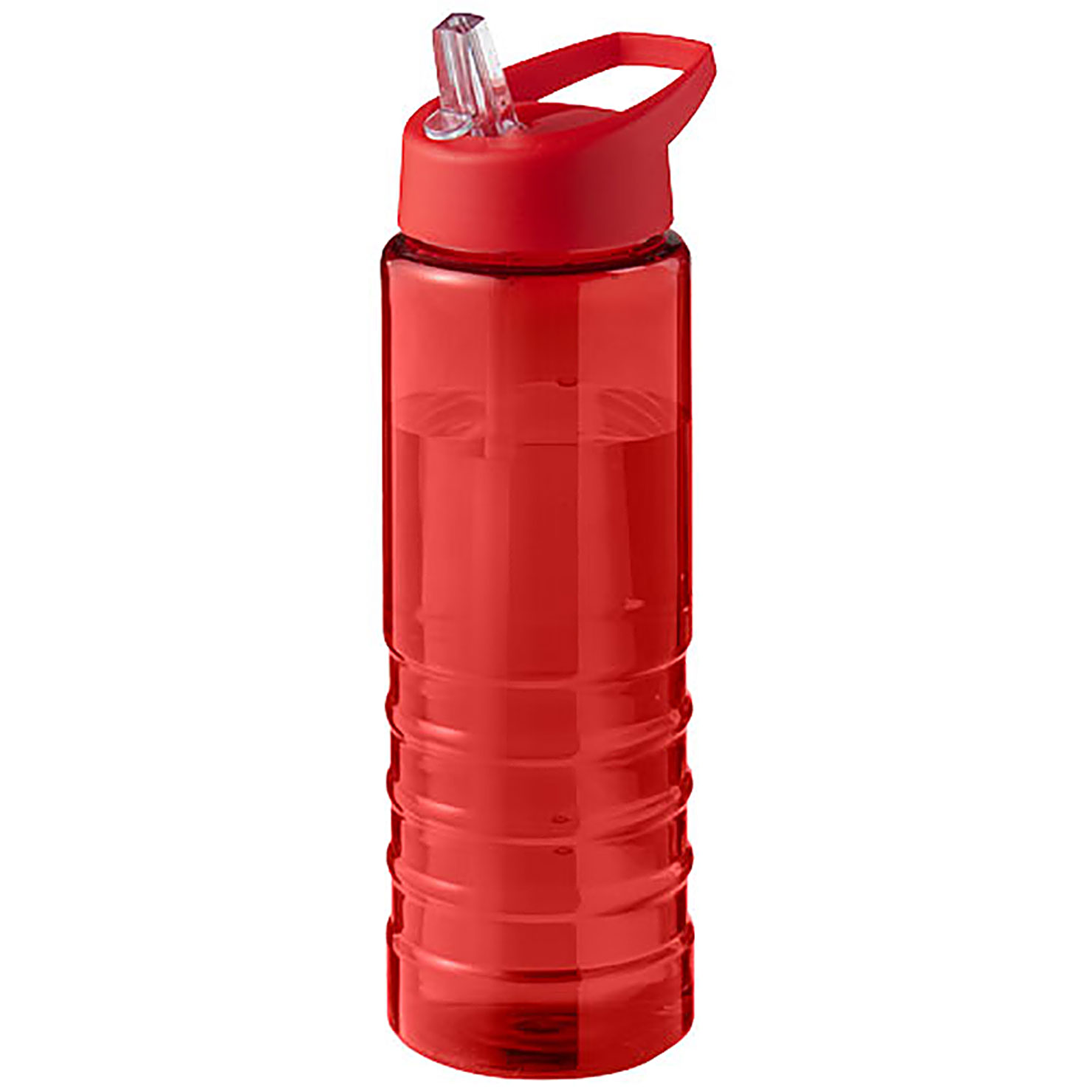 H2O Active® Eco Treble 750 ml spout lid sport bottle  - red