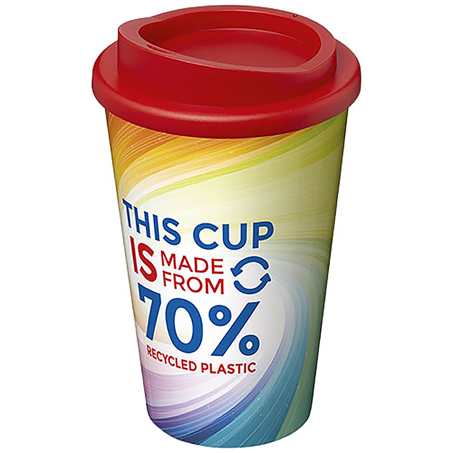 Brite-Americano® Eco 350 ml insulated tumbler - red