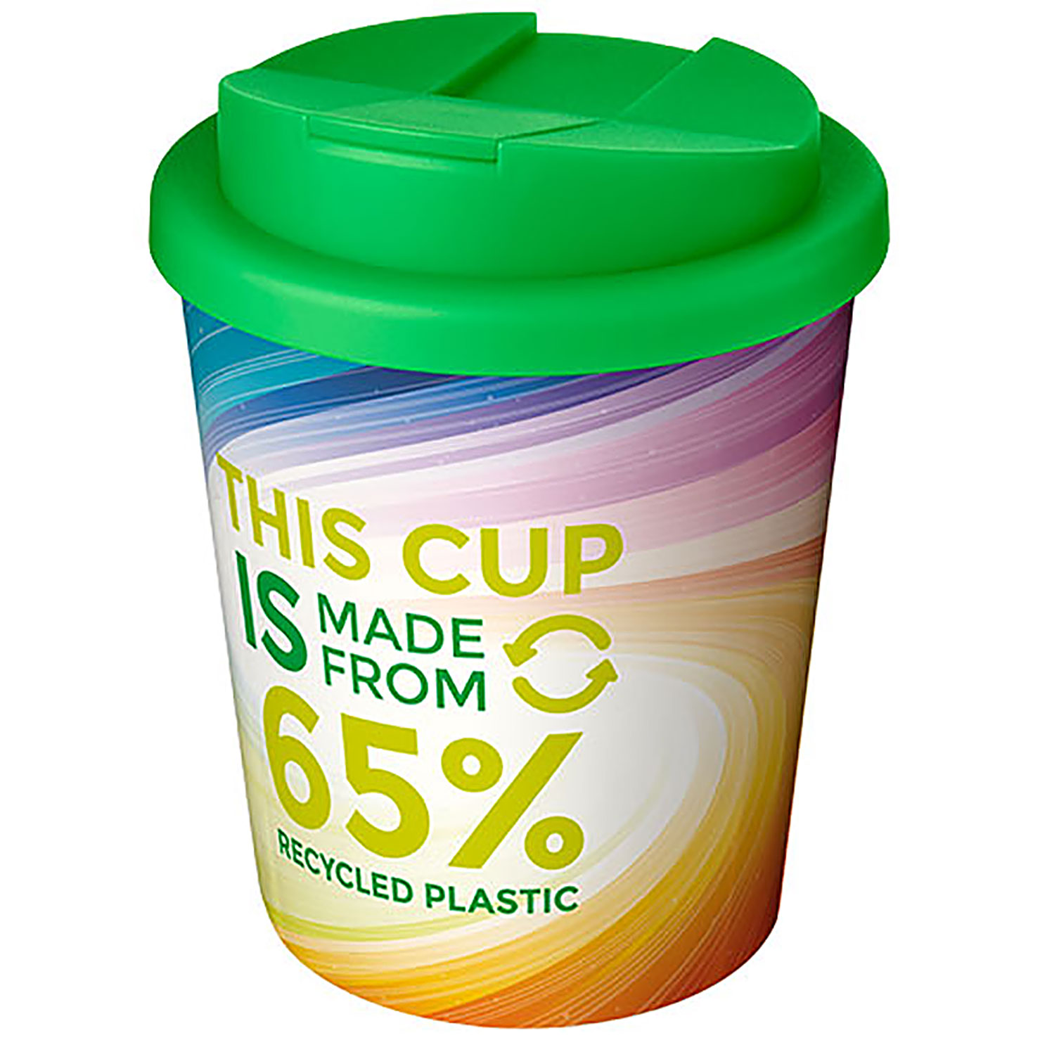 Brite-Americano Espresso Eco 250 ml spill-proof insulated tumbler - green