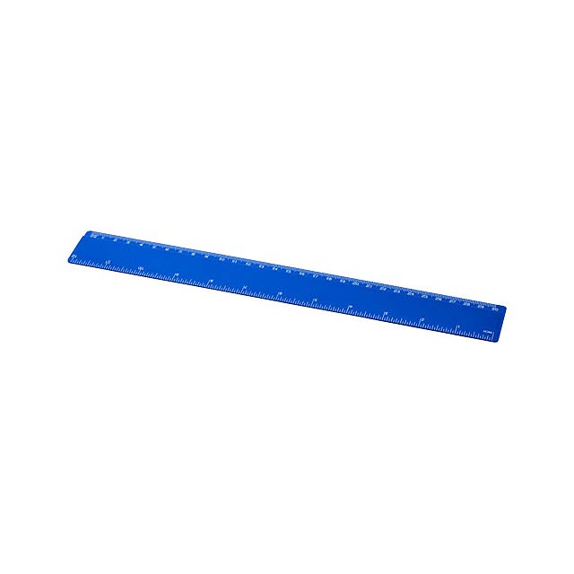 Renzo 30 cm plastic ruler - blue