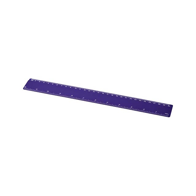 Renzo 30 cm plastic ruler - violet
