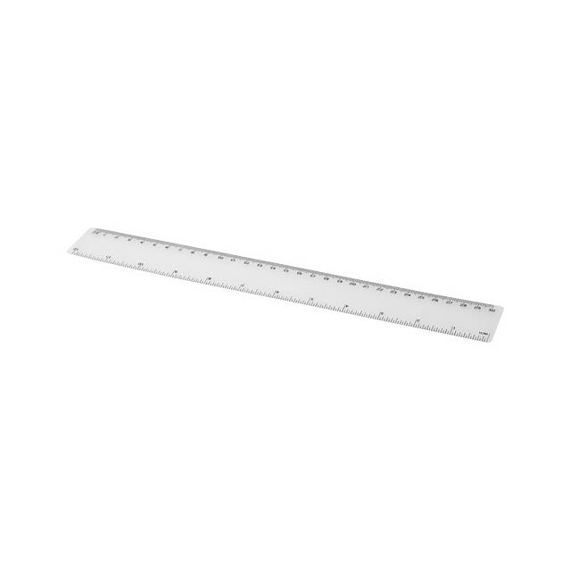 Rothko 30 cm plastic ruler - transparent