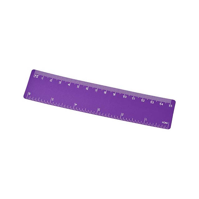 Rothko 15 cm plastic ruler - violet
