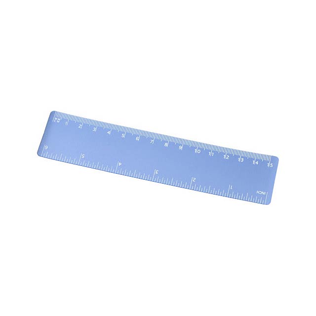 Rothko 15 cm plastic ruler - blue