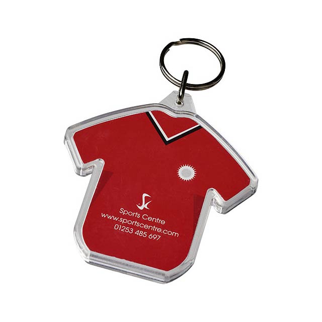 Combo t-shirt-shaped keychain - transparent