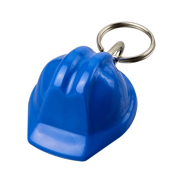 Kolt hard-hat-shaped keychain - blue
