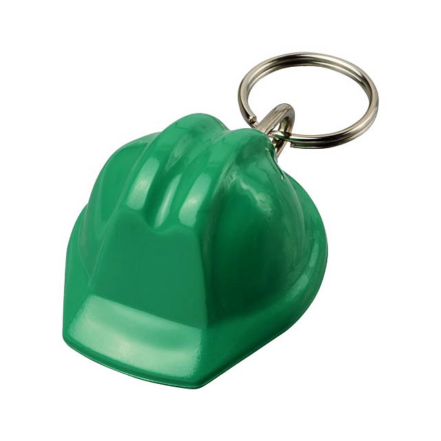 Kolt hard-hat-shaped keychain - green